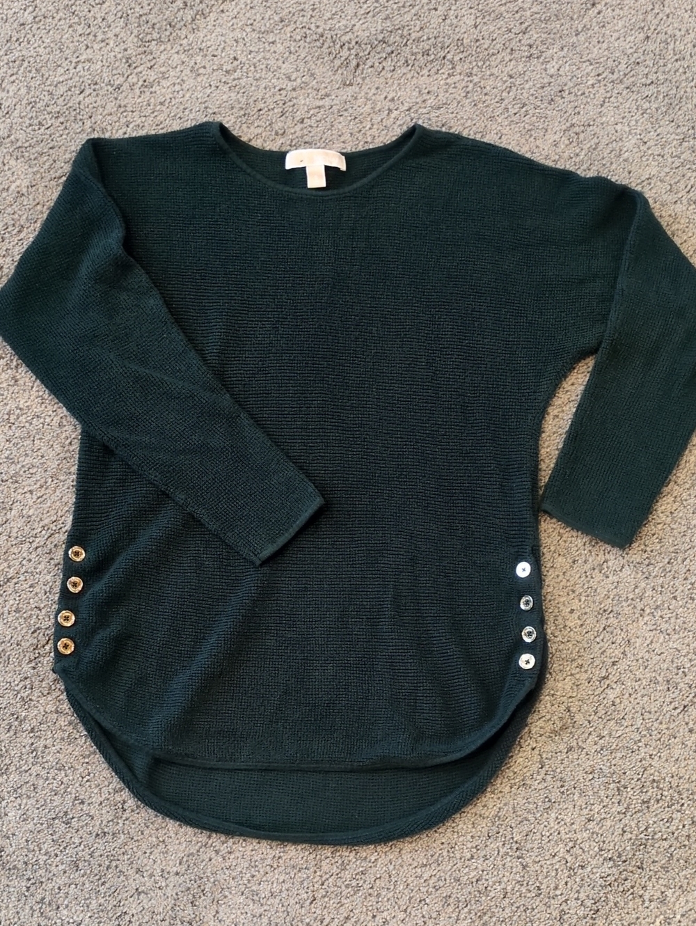 Michael Kors Lightweight Forest Green Sweater